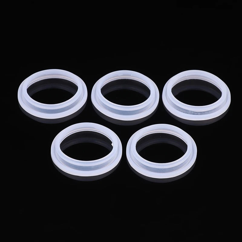 5-Pack Silicone O-Ring Gaskets for Vacuum Flask Lids 4.5 & 5.2cm Flask Seal Gasket QXL