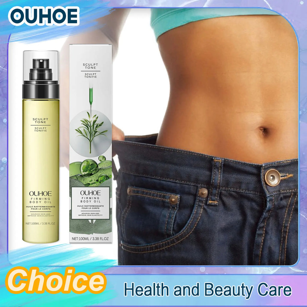 OUHOE Firming Body Massage Oil | Collagen & Moisturizing 100ml Body Massage Oil QXL