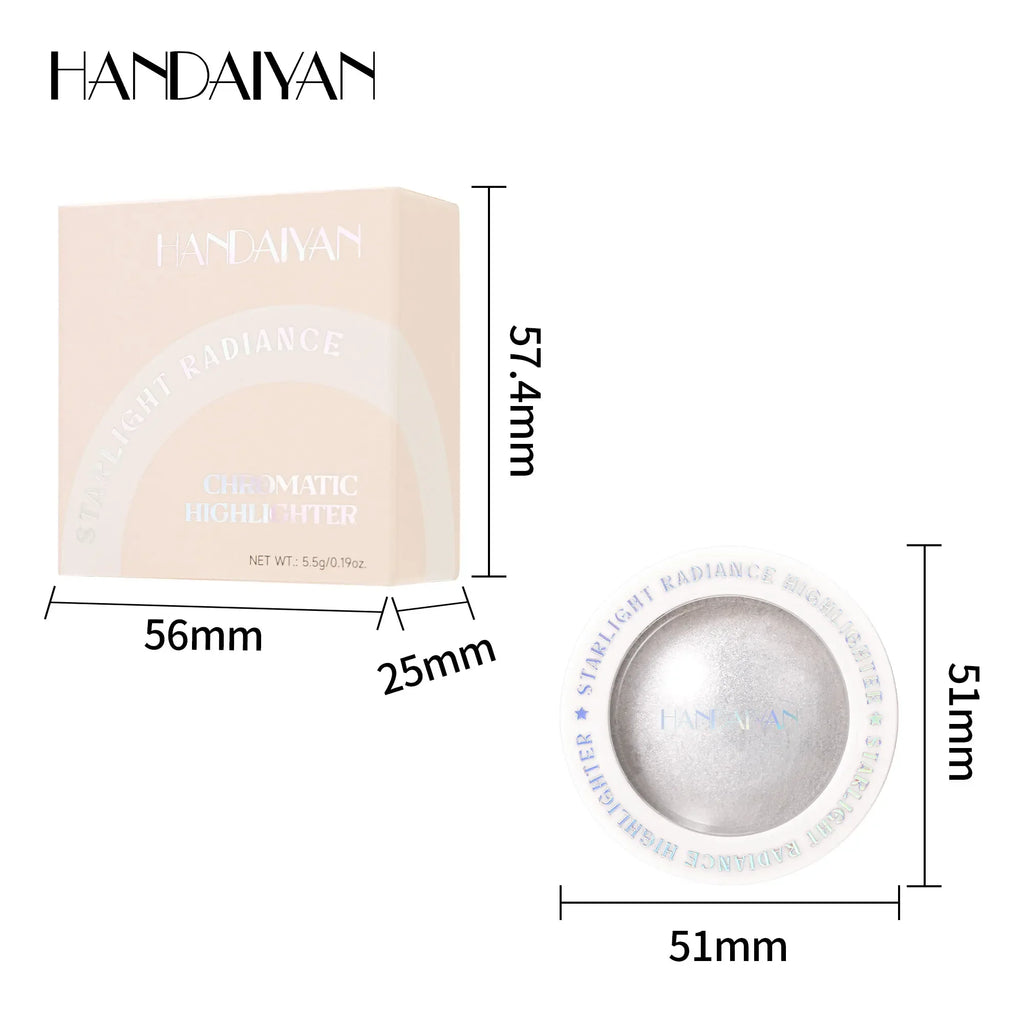 HANDAIYAN Shimmer Cream Highlighter | Radiant Glow Bronzer Cream Highlighter QXL