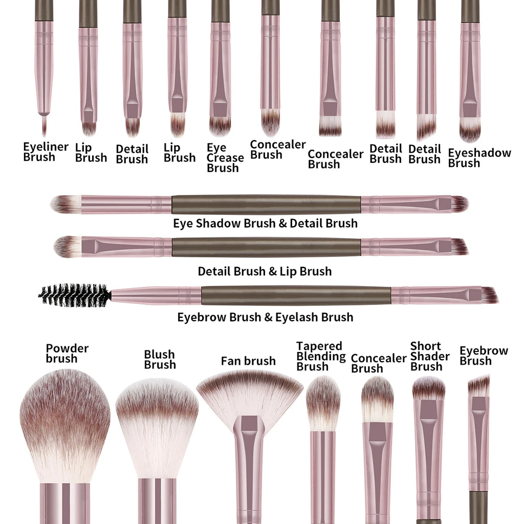 MAANGE 50-Pc Makeup Kit | Brushes, Puffs & Accessories Set Makeup Brush Kit QXL