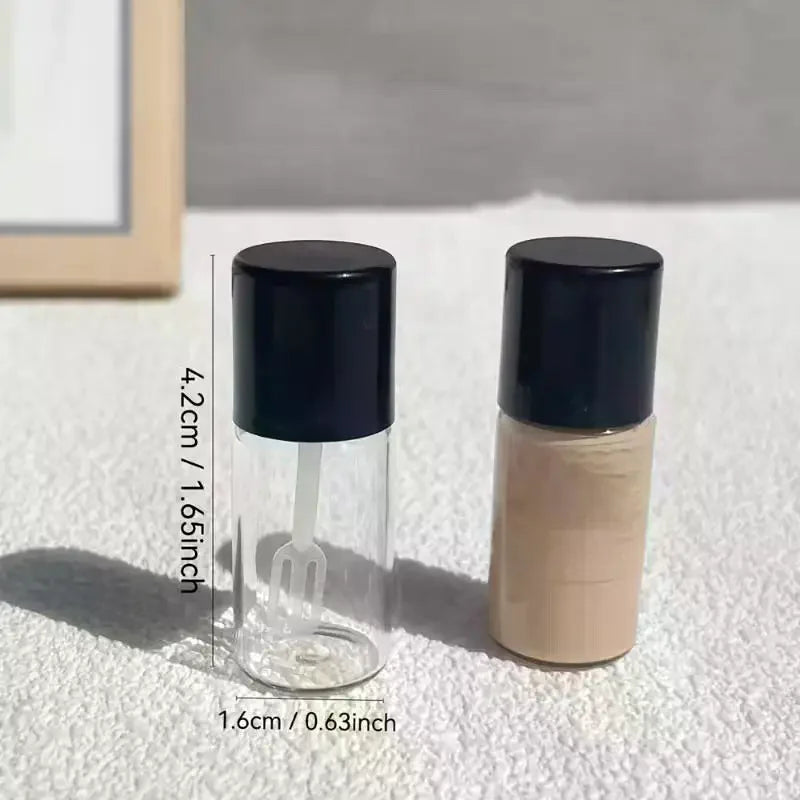 5/10-Pack 4ml Refillable Glass Foundation Travel Bottles Cosmetic Travel Bottles QXL