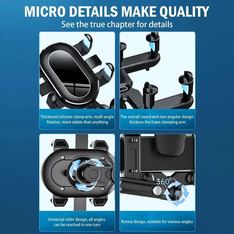 360° Rotating Car Phone Holder – Rearview Mirror Mount Car Phone Mount QXL