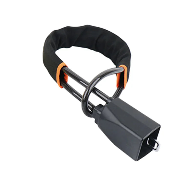 Car Steering Wheel Cable Lock | Anti-Theft Security 4 Colors Steering Wheel Lock QXL black