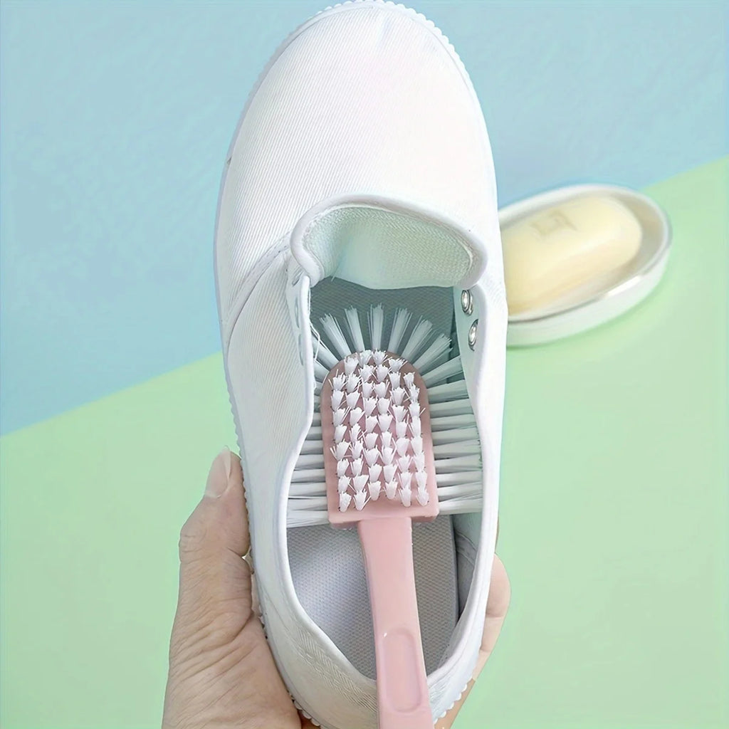 Multi-Angle Shoe Cleaning Brush | Polyamide Bristle Scrubber Shoe Cleaning Brush QXL