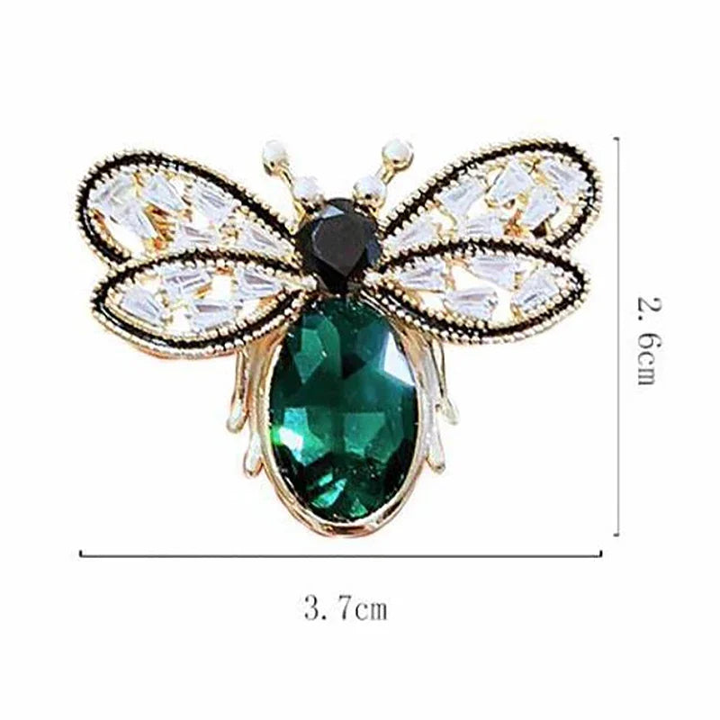 Vintage Little Bee Brooch Pin | Zinc Alloy Women's Accessory Fashion Brooch Pin QXL