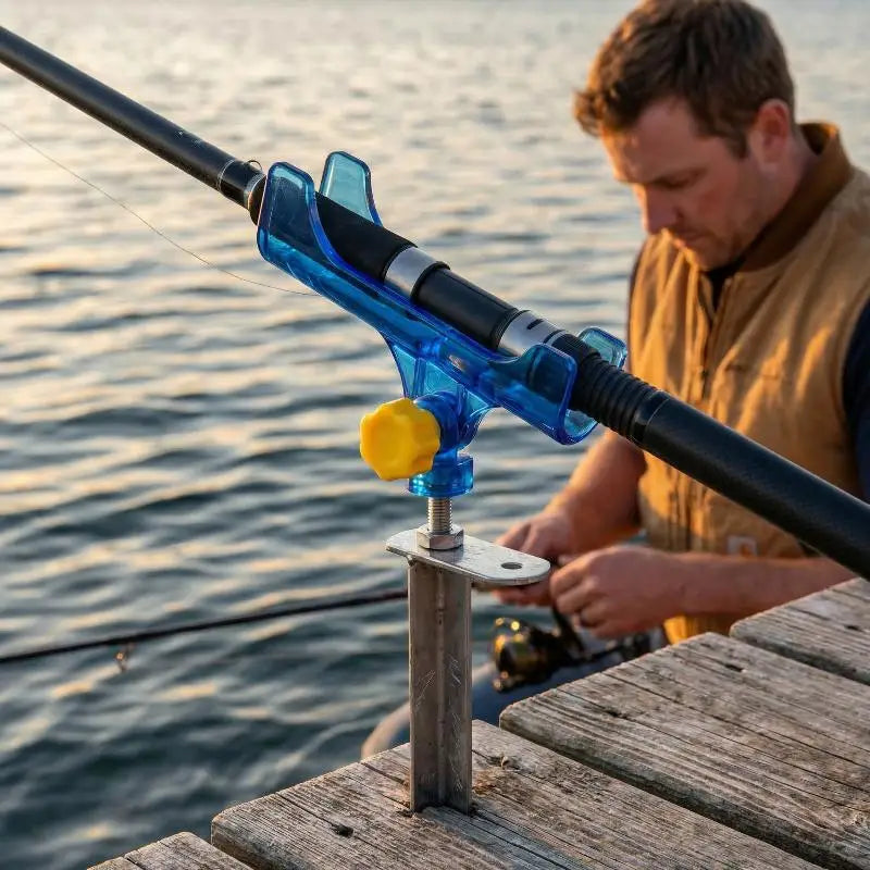 360° Adjustable Fishing Rod Holder | Boat Kayak Bank Mount Fishing Rod Holder QXL