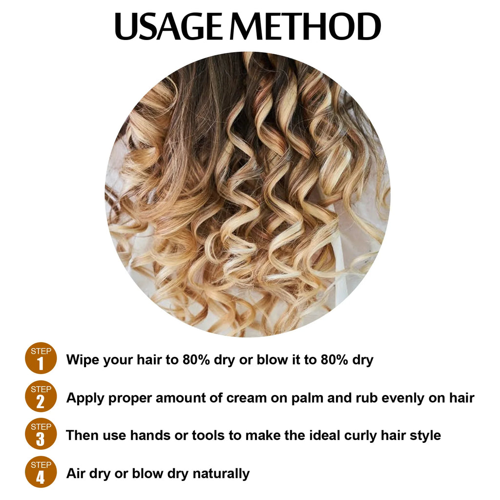 EELHOE 100ml Elastin Curl Mousse | Moisturizing Styling Cream Curl Styling Mousse QXL