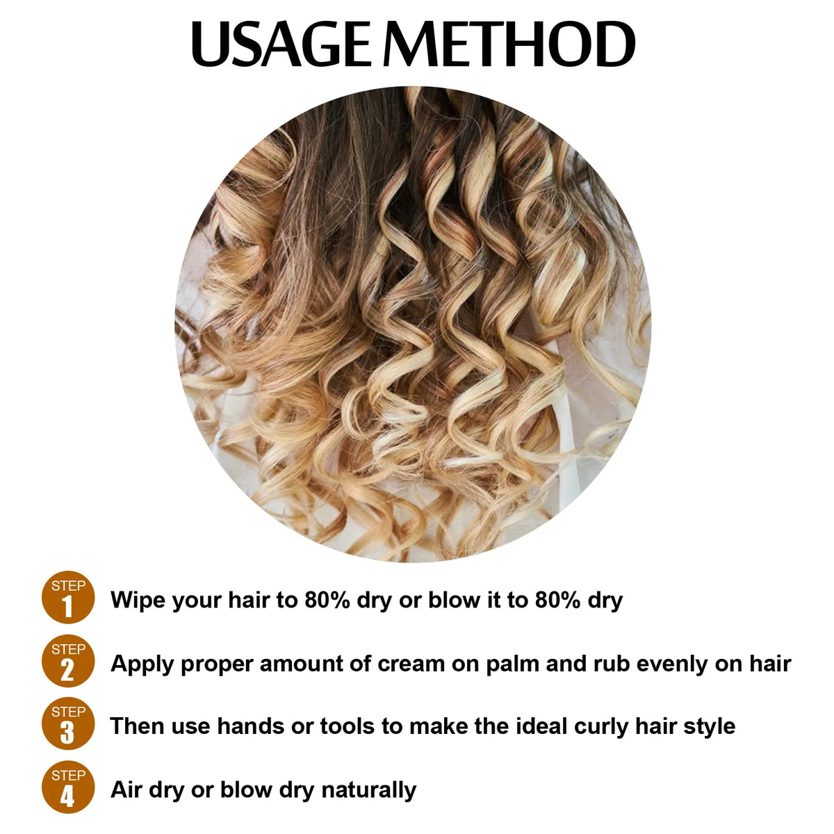EELHOE 100ml Elastin Curl Mousse | Moisturizing Styling Cream Curl Styling Mousse QXL