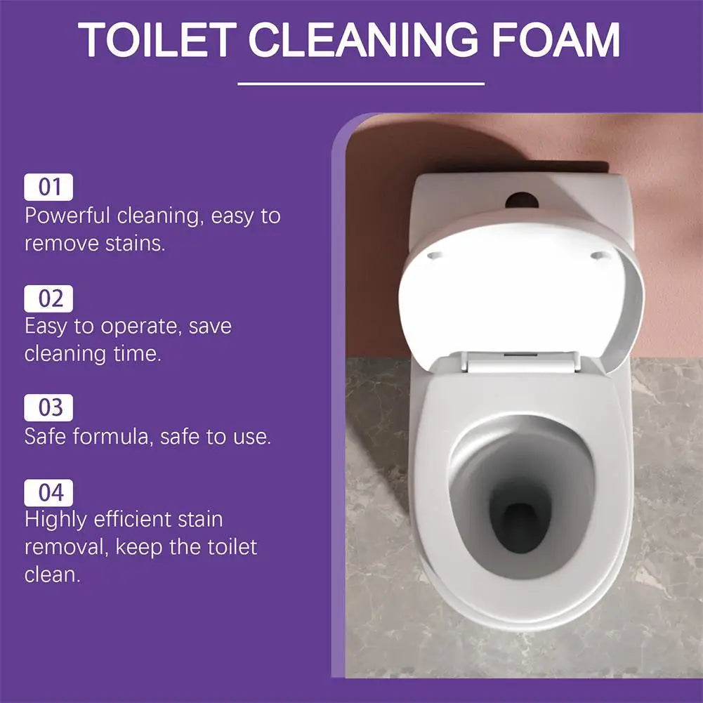 Toilet Cleaning Foam Powder | Deep Clean & Deodorizer Toilet Bowl Cleaner QXL