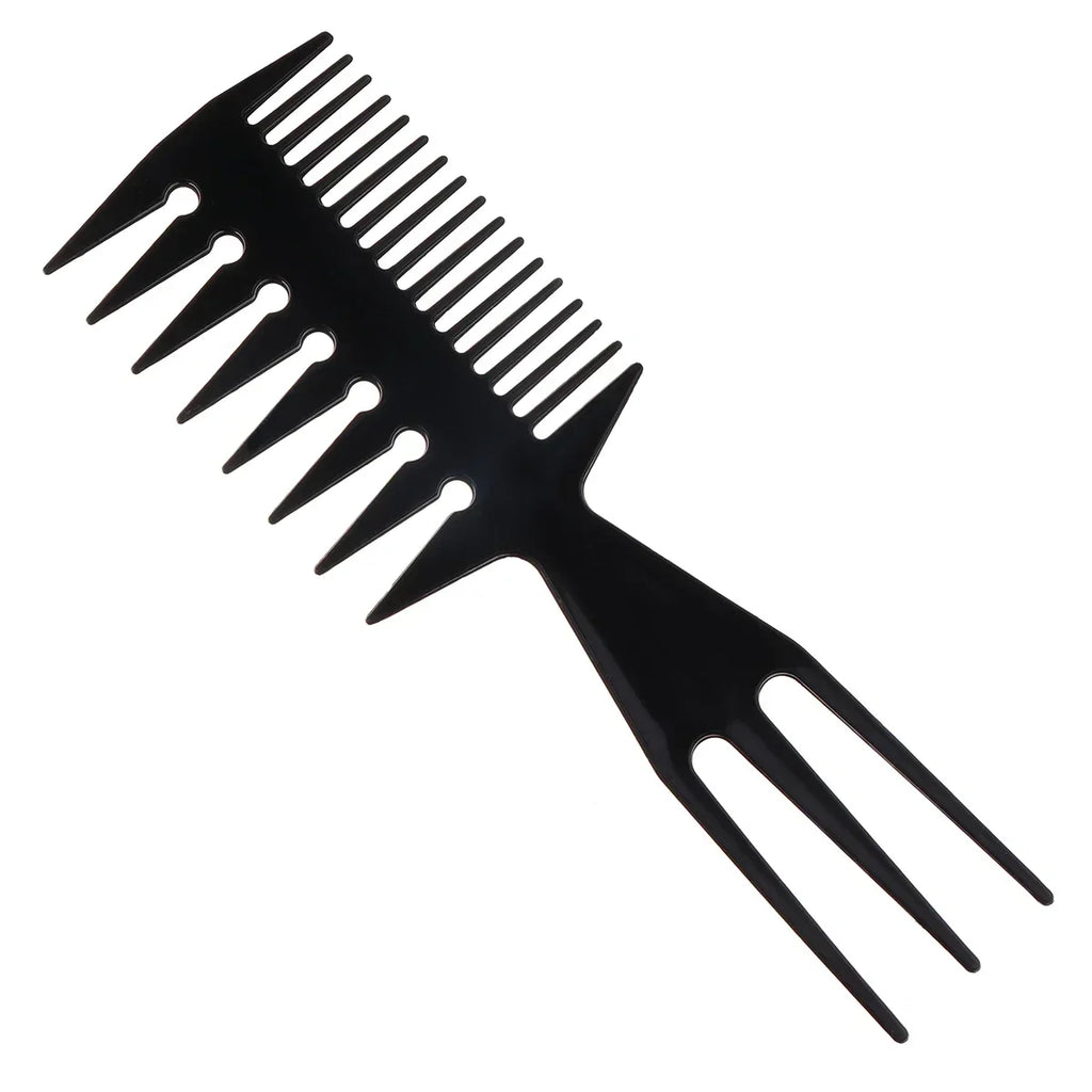 Fish Bone Hair Sectioning Comb | Dyeing & Styling Tool Hair Sectioning Comb QXL M355 black