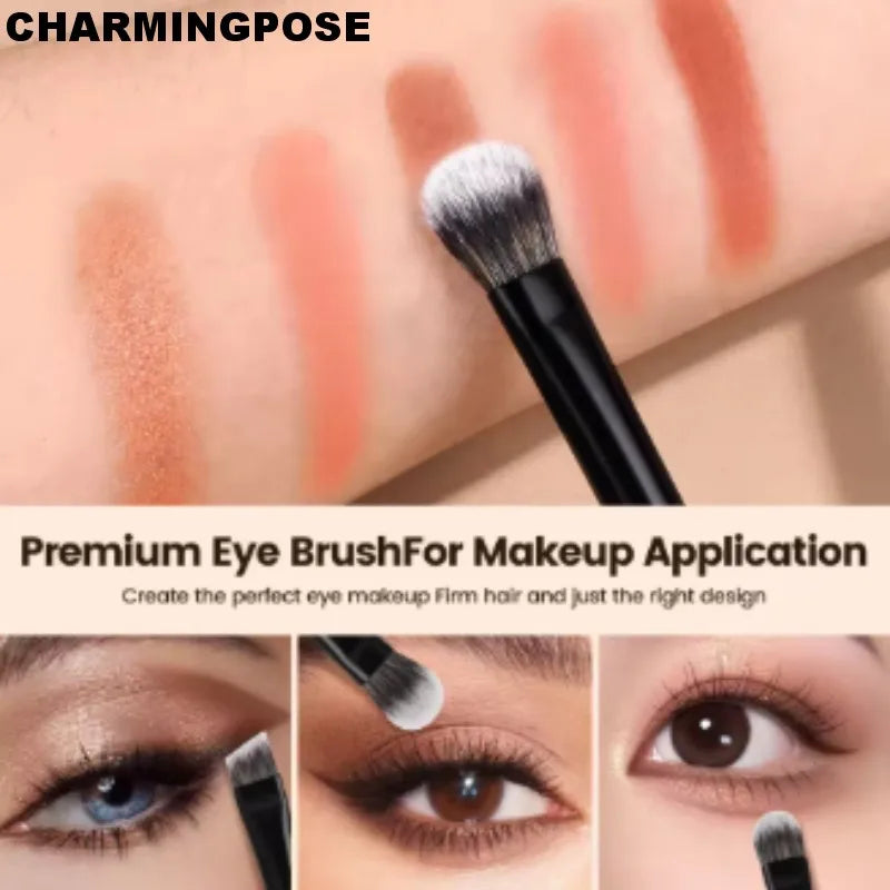 2-in-1 Dual-Ended Makeup Brush | Face & Eye Cosmetic Tool Dual-Ended Makeup Brush QXL