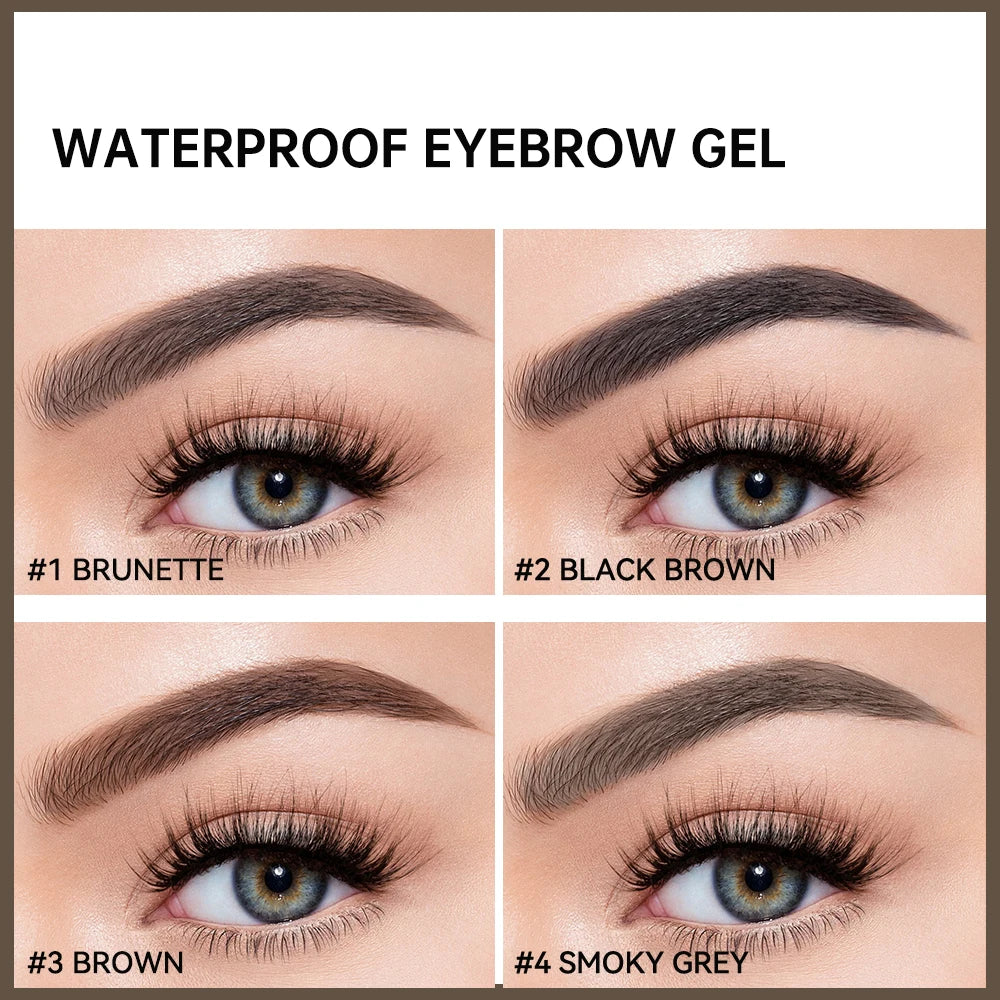 Waterproof Eyebrow Tint Gel | 4 Colors Long-Lasting Brow Definer Eyebrow Tint Gel QXL