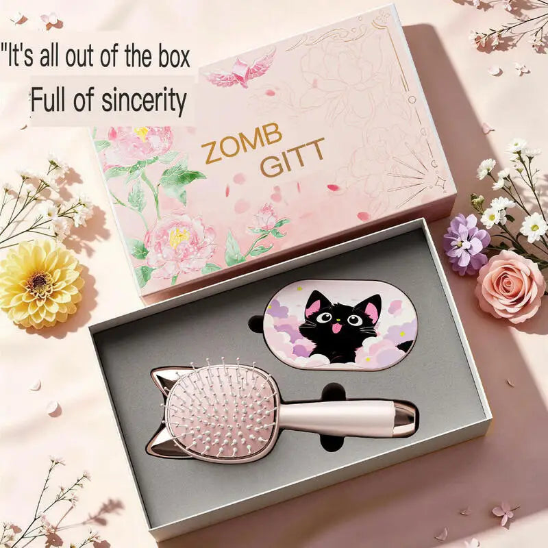 Massage Comb Gift Set | Scalp Stimulating Comb in Gift Box Massage Comb Gift Set QXL