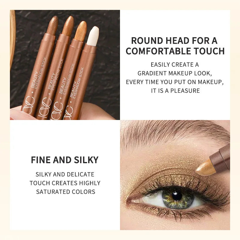 Double-Ended Waterproof Eyeshadow Stick | Shimmer & Matte Eyeshadow Stick QXL