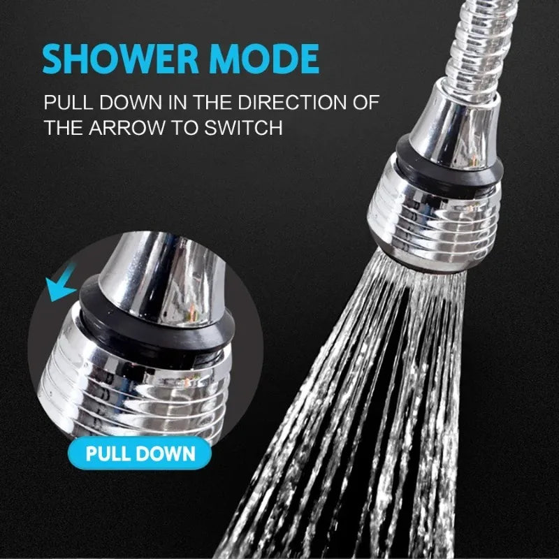 Faucet Extender with Filter & Aerated Spray Nozzle | Water Saver Faucet Extender Nozzle QXL