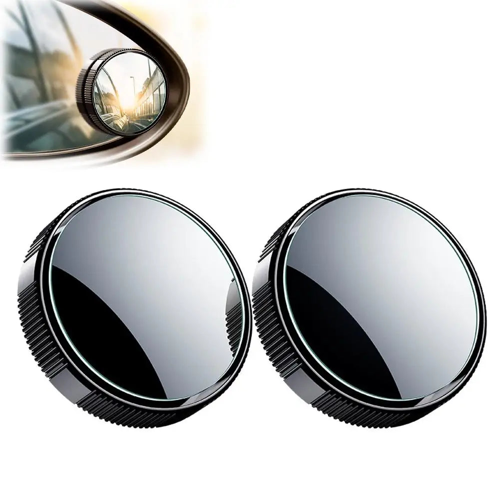 360° Wide-Angle Blind Spot Rearview Mirror 2-Pack | HD Clip-On Blind Spot Mirror QXL