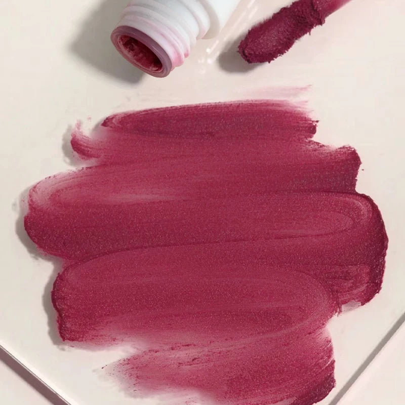 Matte Velvet Liquid Lipstick | Waterproof Nude Brown Lip Glaze Liquid Lip Glaze QXL