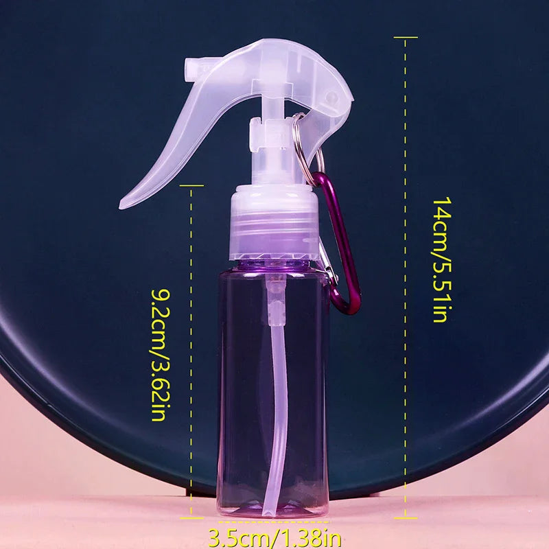 60ml Refillable Travel Spray Bottle with Carabiner Hook Travel Spray Bottle QXL