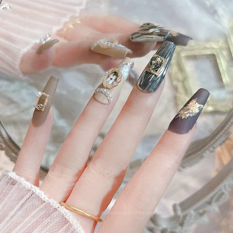 Photo Frame Silicone Nail Art Mold | 3D Stamping Manicure Tool Silicone Nail Mold QXL