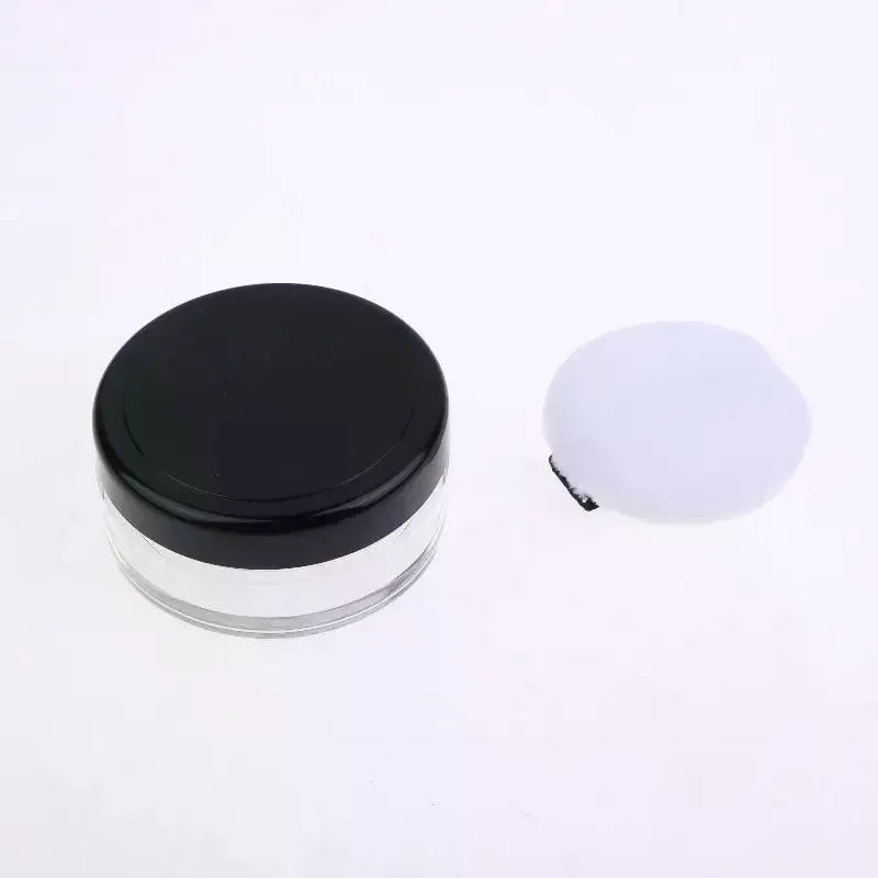 5g Empty Loose Powder Pot with Sifter & Puff | Travel Jar Loose Powder Jar QXL