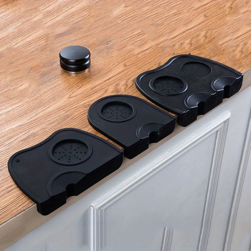 Anti-Slip Silicone Espresso Tamper Mat | Food-Safe Barista Espresso Tamper Mat QXL