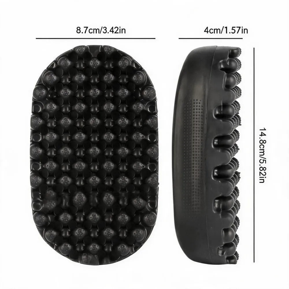 TPE Afro Curl & Dreadlocks Hair Brush | Salon & Home Curl Hair Brush QXL