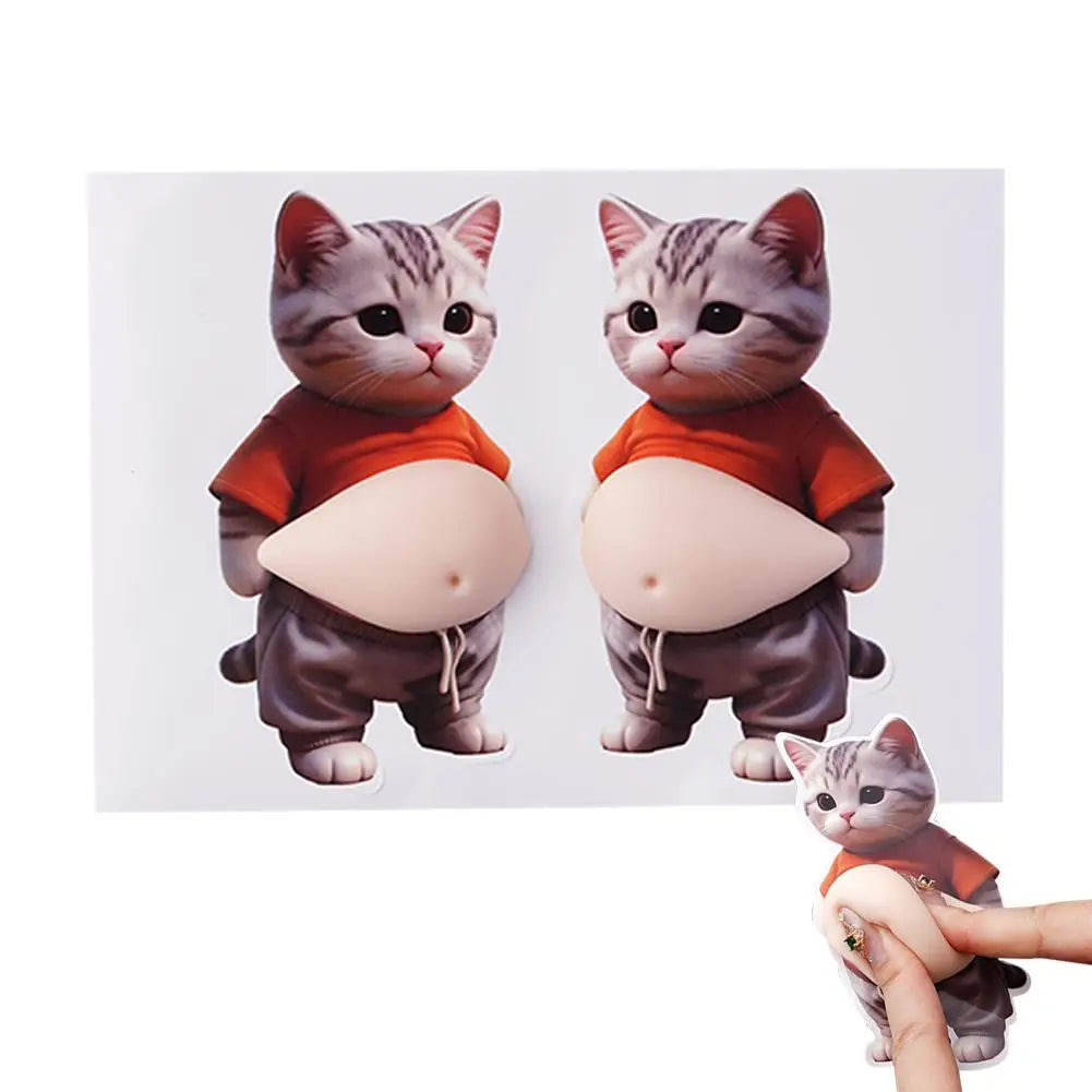 3D Shiba Inu Squeeze Toy & Self-Adhesive Wall Protector 2-Pack Novelty Squeeze Toy QXL C