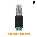 RJ45 to RS485 Converter Adapter | Terminal Block for Monitoring Signal Converter Adapter QXL B