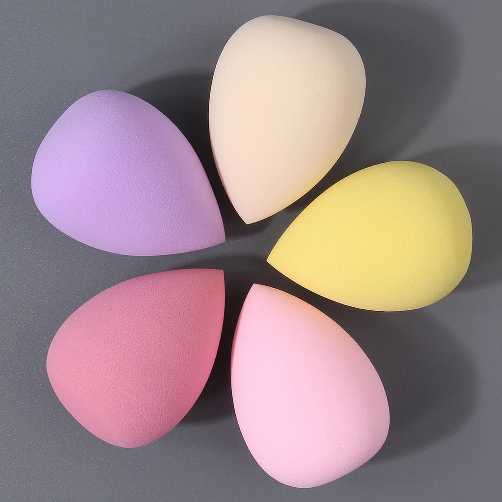 5-Pack Teardrop Makeup Sponges | Foundation Blending Set Makeup Sponge Set QXL