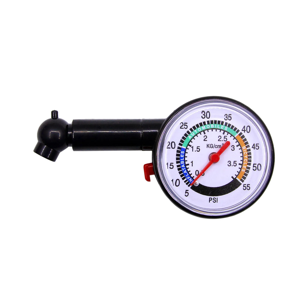 Analog Tire Pressure Gauge | 0–50 PSI & BAR | Cars & Bikes Tire Pressure Gauge QXL 1pcs