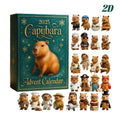 Capybara Advent Calendar – 24 Acrylic Xmas Ornaments Countdown Advent Calendar QXL 1set 1set