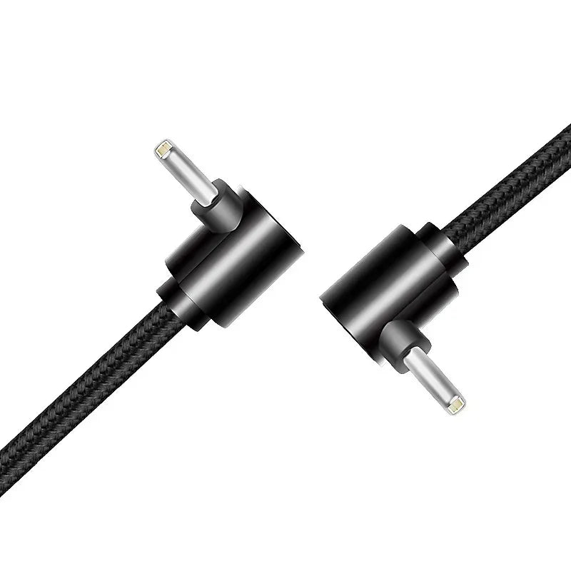 90° Elbow 60W USB-C Fast Charging Cable | Braided 1m/2m USB-C Charging Cable QXL