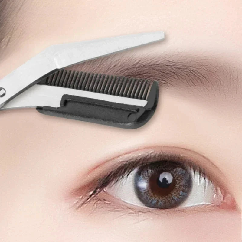 Beginner Eyebrow Trimmer Set | Stainless Steel Brow Grooming Eyebrow Trimmer Set QXL
