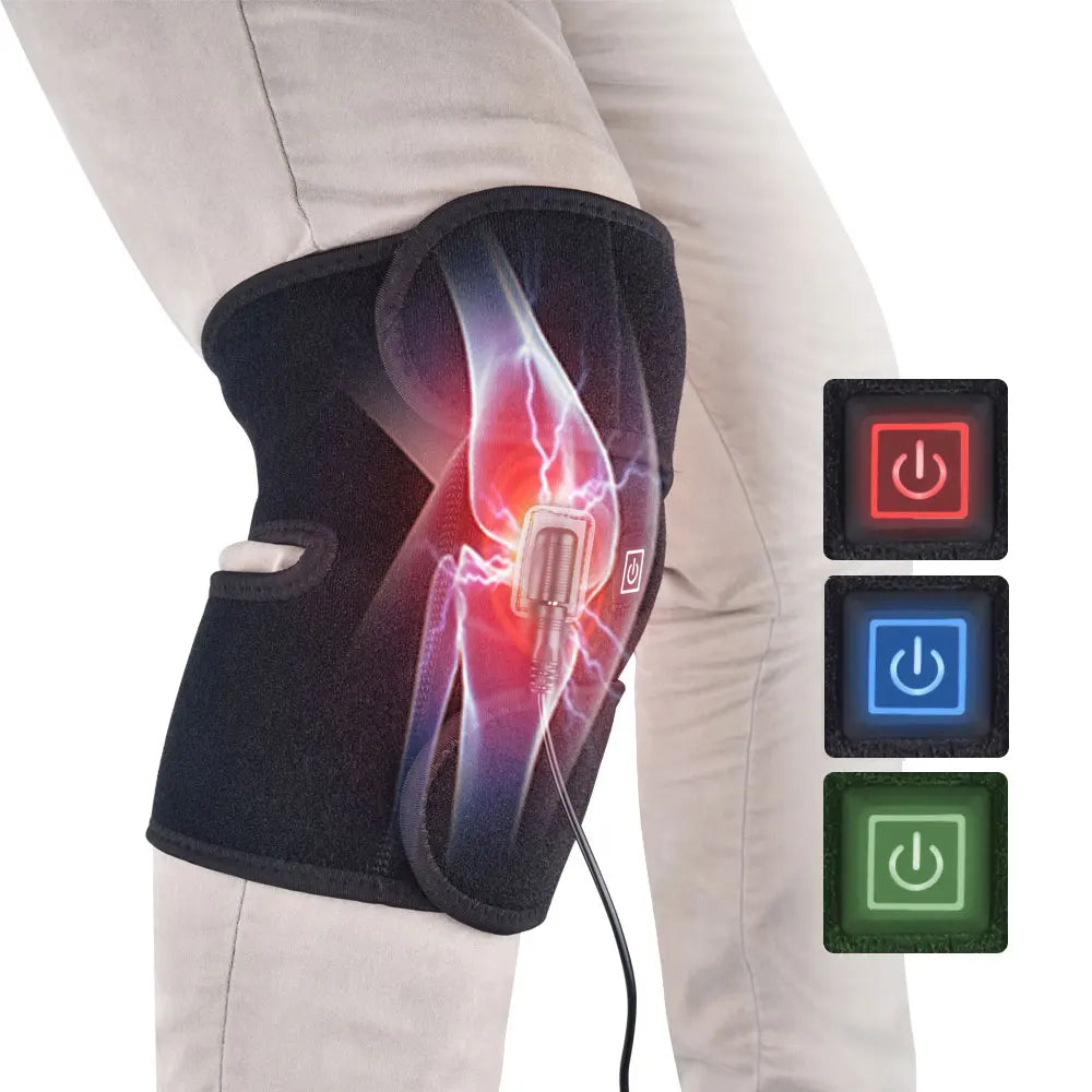 USB Heated Knee Wrap | 3-Level Warming Brace – Hailicare Heated Knee Wrap QXL