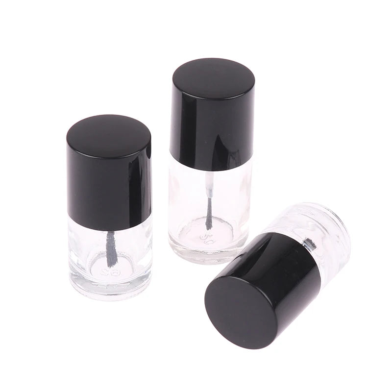 Empty Glass Nail Polish Bottles with Brush 5/10/15ml Nail Polish Bottle QXL
