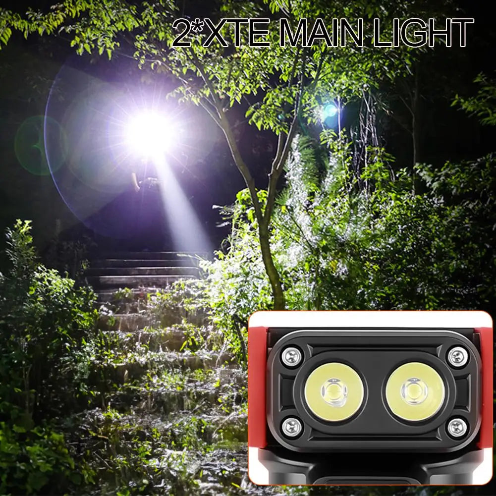 COB LED Work Light USB Rechargeable Magnetic Flashlight LED Work Light QXL