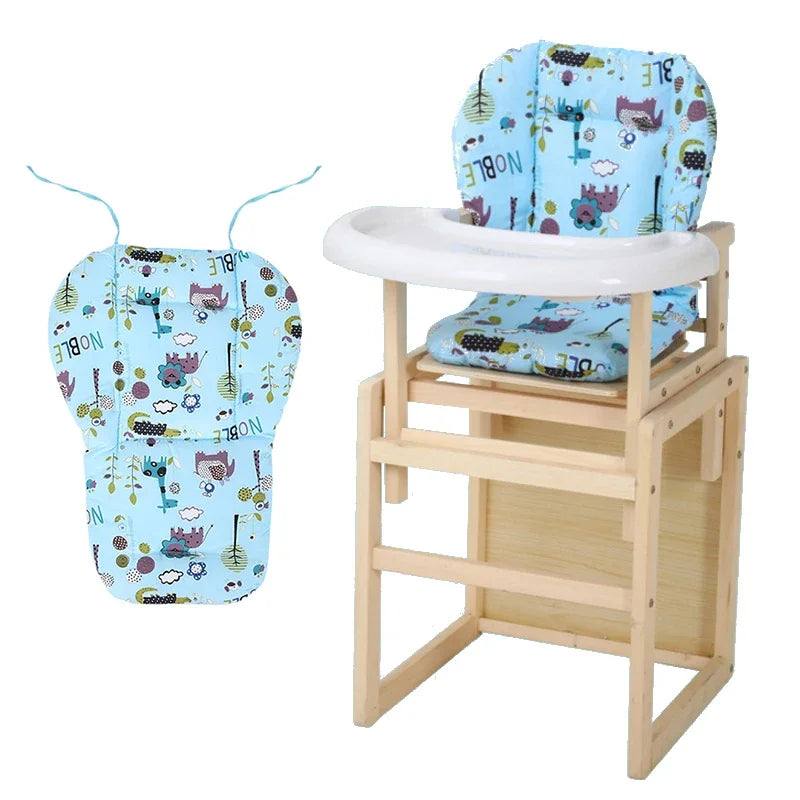 Baby Highchair Cushion Pad | Cotton Seat Mat for Stroller & Feeding Highchair Seat Cushion QXL
