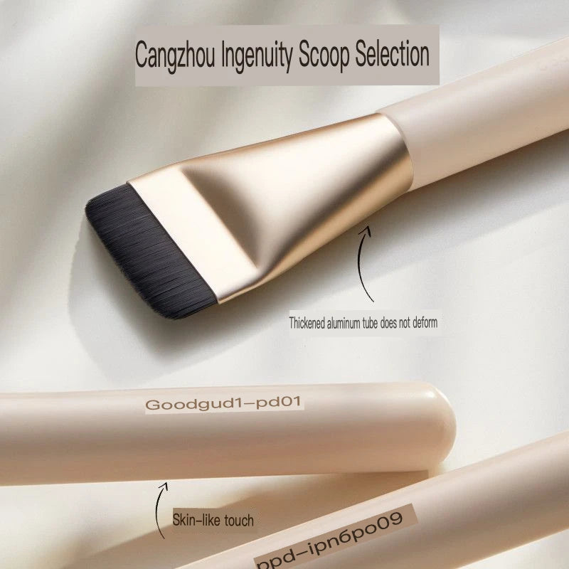 Flat Head Liquid Foundation Brush | Seamless Blade Makeup Foundation Makeup Brush QXL