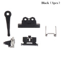 5-Pc Hair Clipper Replacement Parts – Swing Head, Switch & Rod Clipper Spare Parts QXL Black