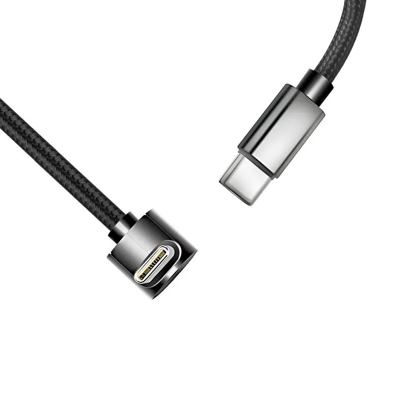 90° Elbow 60W USB-C Fast Charging Cable | Braided 1m/2m USB-C Charging Cable QXL