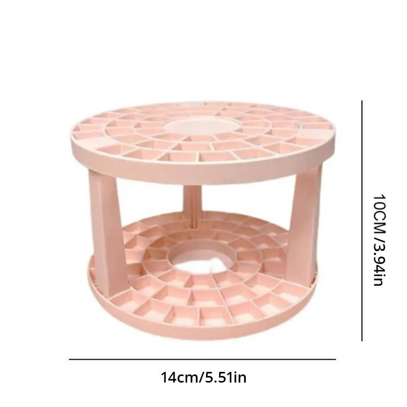 Pink Makeup Brush Holder | Large Capacity Desk Organizer Makeup Brush Holder QXL