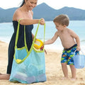 Large Mesh Beach Bag – Sand-Free Pool & Beach Tote Mesh Beach Bag QXL B228 Blue