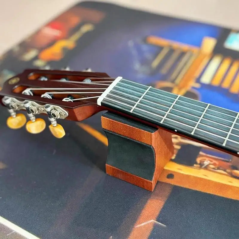 Guitar Neck Rest Cradle | 2-Height Wood Luthier Support Tool Guitar Neck Rest QXL