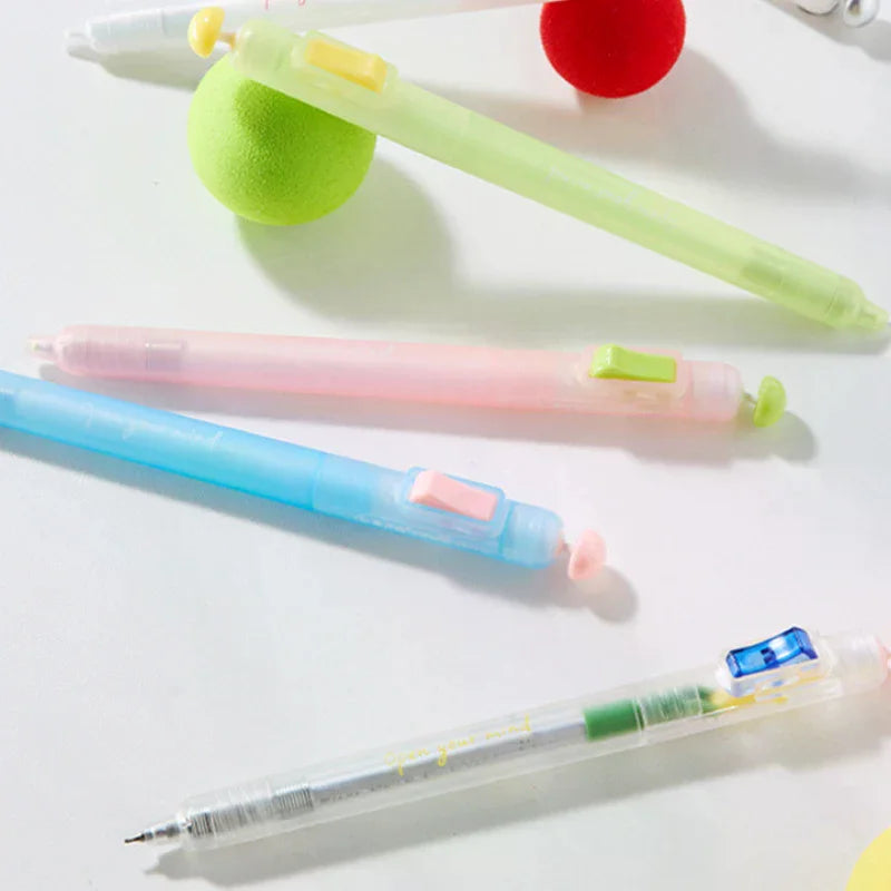 Fidget Clicker Gel Pen 0.5mm | Smooth Writing Focus Pen Fidget Gel Pen QXL