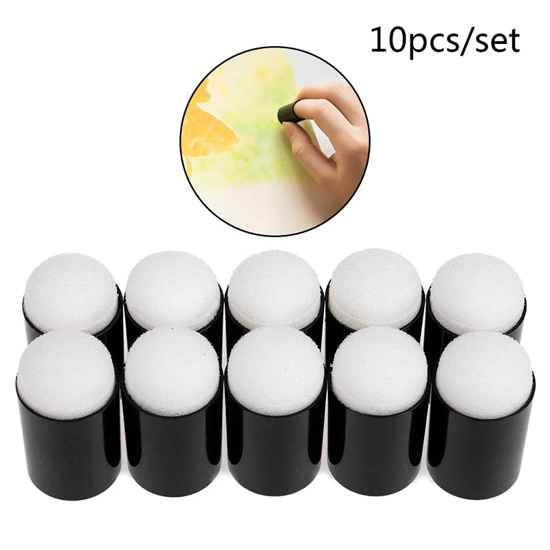 10-Pack Finger Sponge Daubers for DIY Crafts & Stamping Craft Sponge Daubers QXL