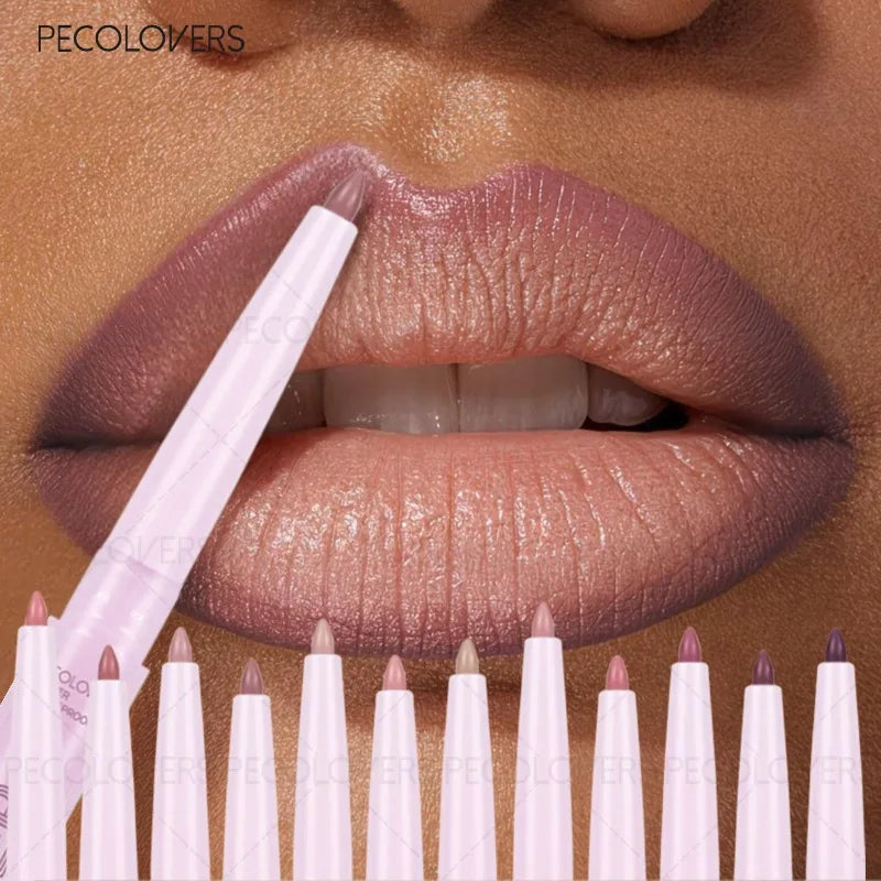 PECOLOVERS Transparent Lip Liner – Waterproof Plumping Pencil Lip Liner Pencil QXL