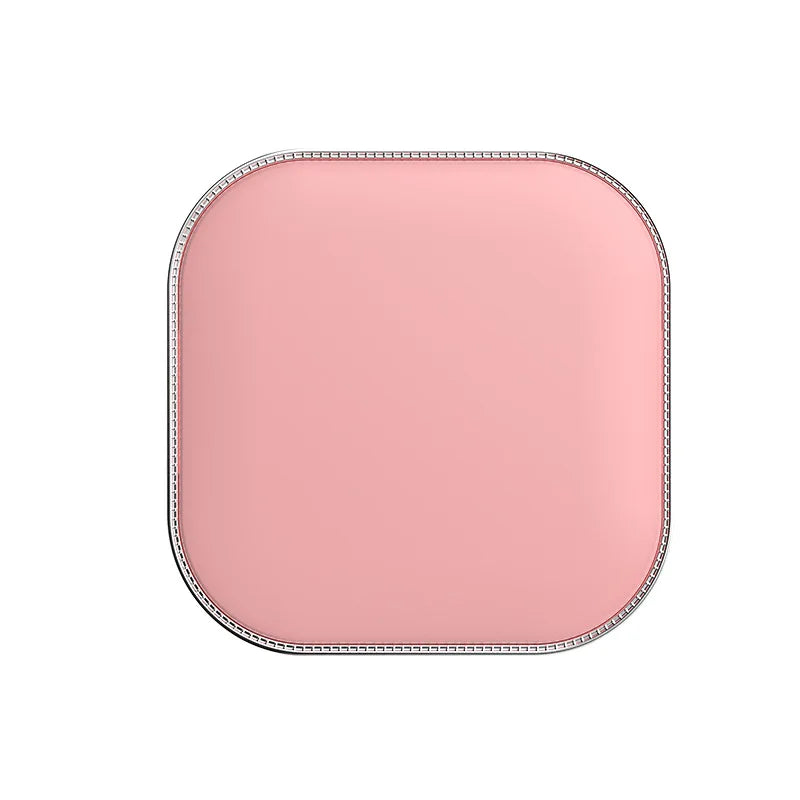 LED Compact Makeup Mirror | 3X Magnifying, 3 Light Modes LED Compact Mirror QXL pink
