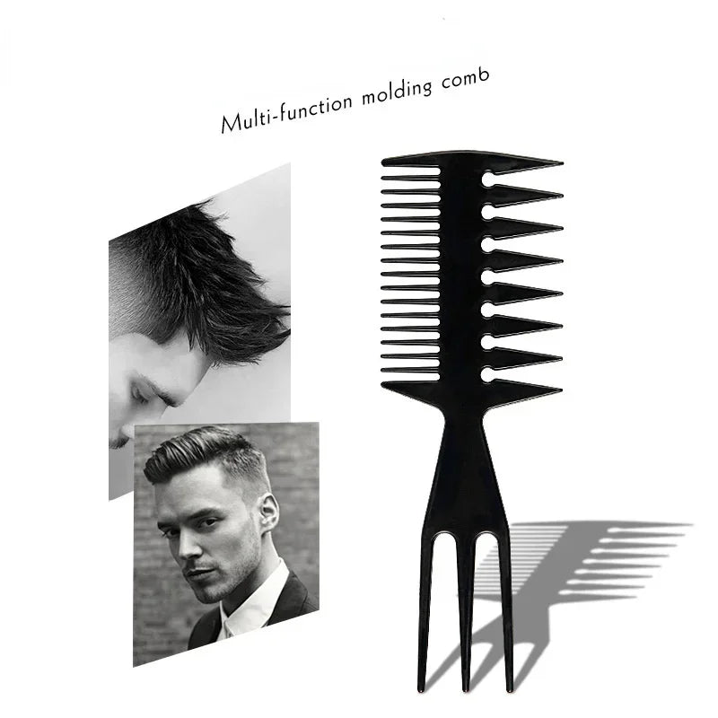 Double-Sided Fish Bone Hair Comb | Barber Dyeing Tool Hair Dyeing Comb QXL