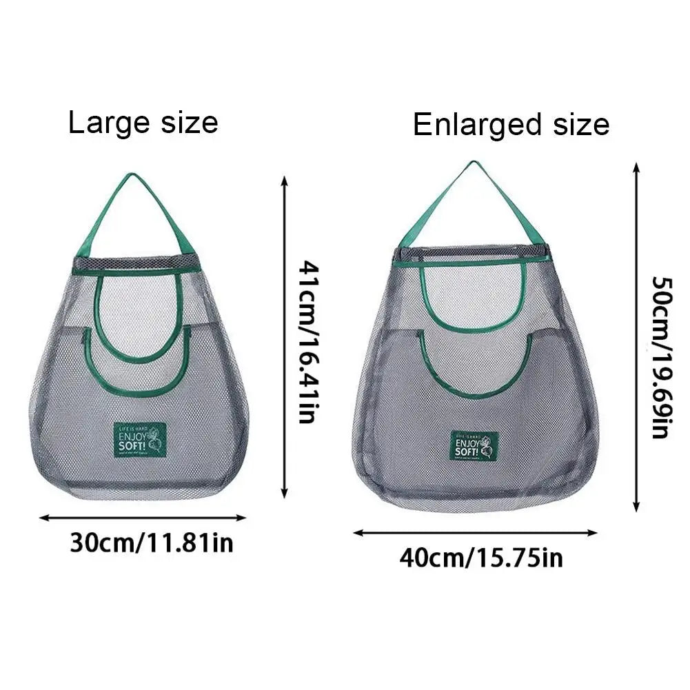 Hanging Mesh Fruit & Vegetable Storage Bag | Reusable Kitchen Kitchen Storage Bag QXL