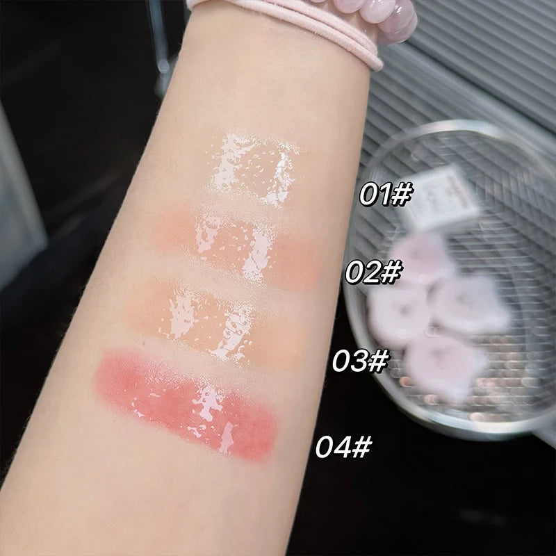 QIBEST Hydrating Cream Blush Palette | Cheek Tint & Highlighter Cream Blush Palette QXL